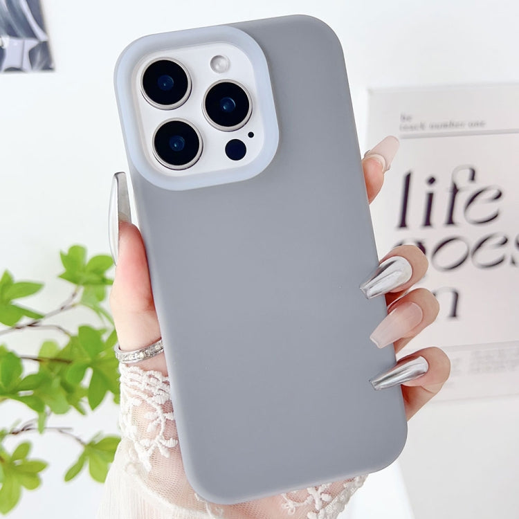 For iPhone 13 Pro PC Hybrid Liquid Silicone Jelly Phone Case