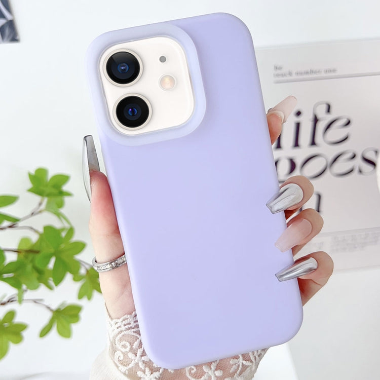 For iPhone 11 PC Hybrid Liquid Silicone Jelly Phone Case