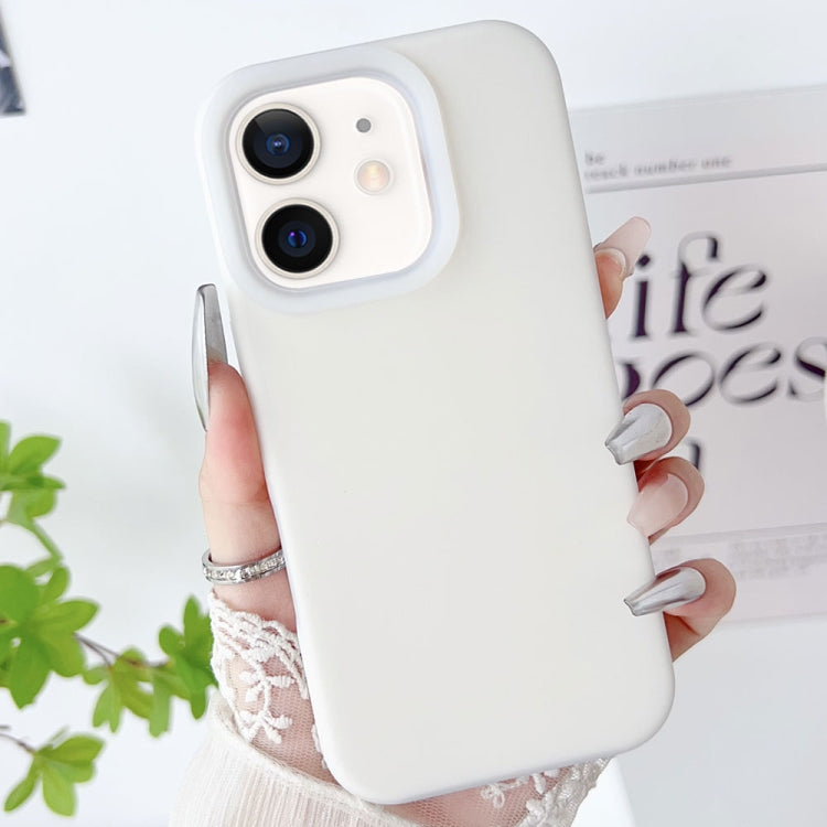 For iPhone 11 PC Hybrid Liquid Silicone Jelly Phone Case