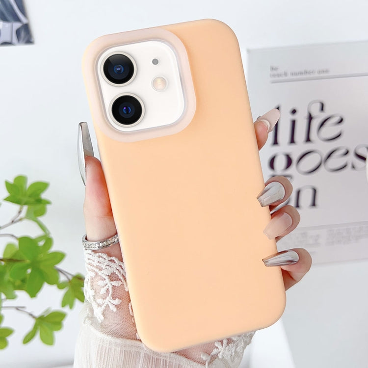For iPhone 11 PC Hybrid Liquid Silicone Jelly Phone Case