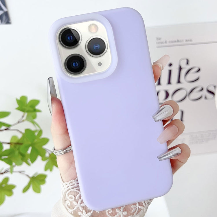 For iPhone 11 Pro PC Hybrid Liquid Silicone Jelly Phone Case