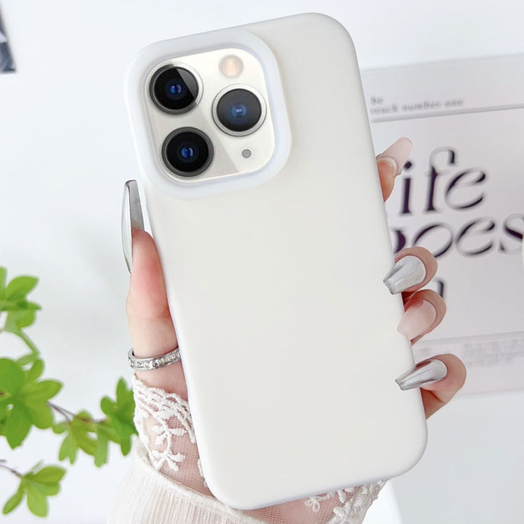 For iPhone 11 Pro PC Hybrid Liquid Silicone Jelly Phone Case