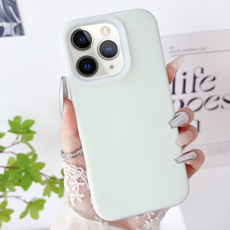 For iPhone 11 Pro PC Hybrid Liquid Silicone Jelly Phone Case