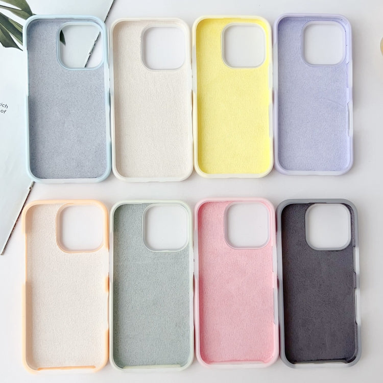 For iPhone 16 Pro PC Hybrid Liquid Silicone Jelly Phone Case