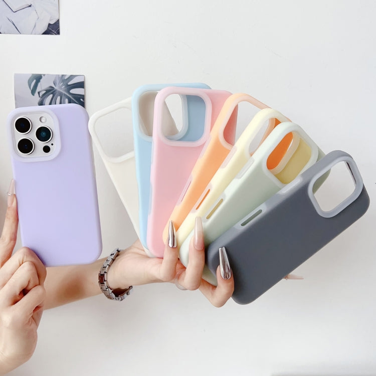 For iPhone 11 PC Hybrid Liquid Silicone Jelly Phone Case