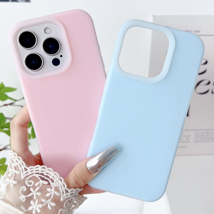For iPhone 15 Plus PC Hybrid Liquid Silicone Jelly Phone Case