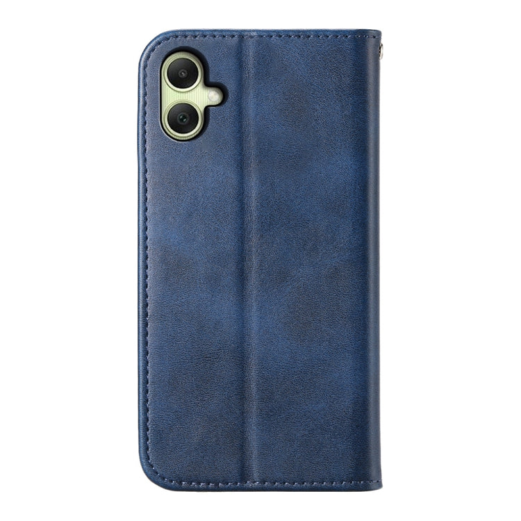 For Samsung Galaxy A06 4G / 5G / A07 4G Cubic Grid Calf Texture Magnetic Leather Phone Case