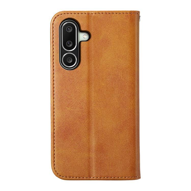 For Galaxy A27 5G Cubic Grid Calf Texture Magnetic Leather Phone Case