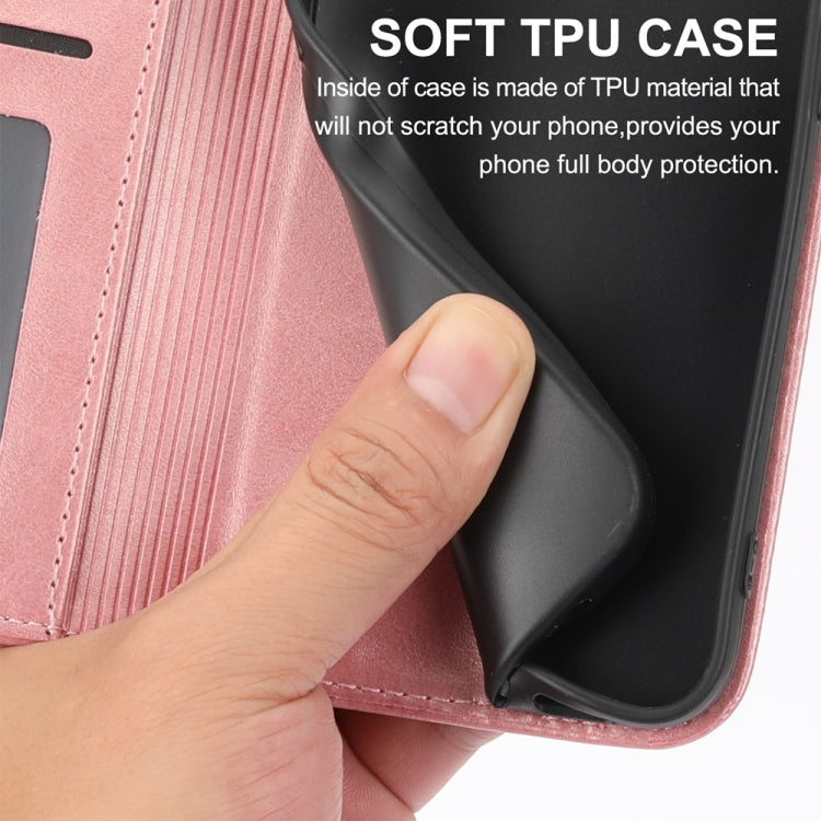 For Redmi 14C 4G Cubic Grid Calf Texture Magnetic Leather Phone Case