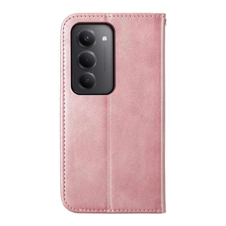 For Redmi 15 5G / 4G EU 171mm Cubic Grid Calf Texture Magnetic Leather Phone Case