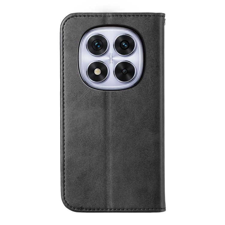 For Redmi Note 15 Pro+ 163.3mm / Poco M8 Pro Cubic Grid Calf Texture Magnetic Leather Phone Case