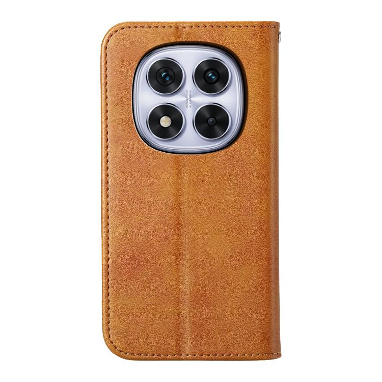 For Redmi Note 15 Pro+ 163.3mm / Poco M8 Pro Cubic Grid Calf Texture Magnetic Leather Phone Case