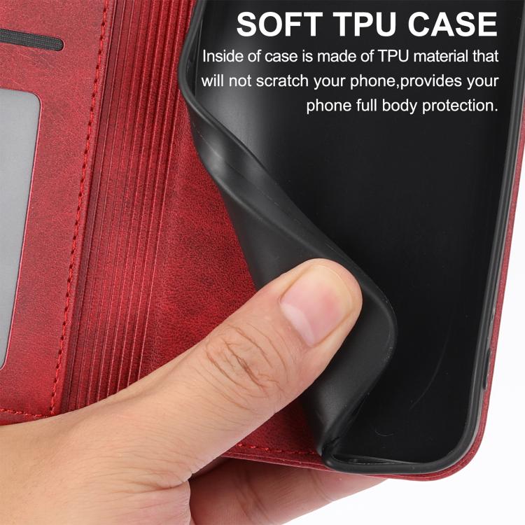 For Redmi Note 15 Pro+ 163.3mm / Poco M8 Pro Cubic Grid Calf Texture Magnetic Leather Phone Case