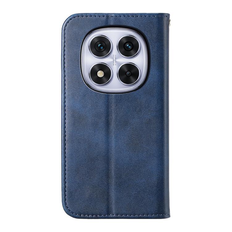 For Redmi Note 15 Pro+ 163.3mm / Poco M8 Pro Cubic Grid Calf Texture Magnetic Leather Phone Case