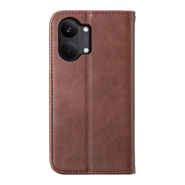 For Redmi Turbo 5 Max 5G / Poco X8 Pro Max 5G Cubic Grid Calf Texture Magnetic Leather Phone Case