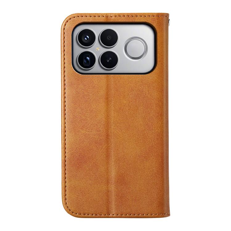 For Redmi K90 Pro Max / Poco F8 Ultra 5G Cubic Grid Calf Texture Magnetic Leather Phone Case
