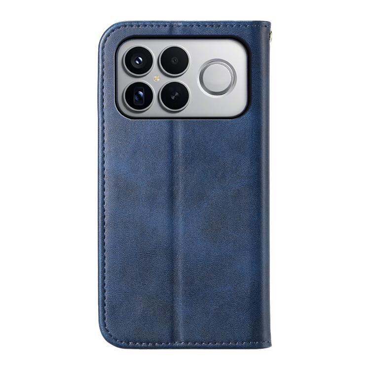 For Redmi K90 Pro Max / Poco F8 Ultra 5G Cubic Grid Calf Texture Magnetic Leather Phone Case