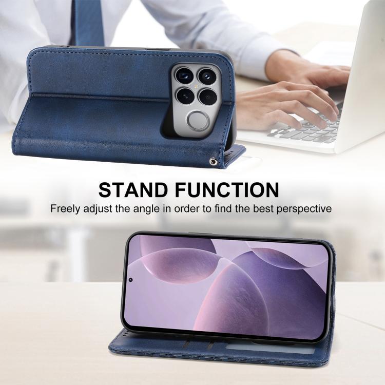 For Redmi K90 Pro Max / Poco F8 Ultra 5G Cubic Grid Calf Texture Magnetic Leather Phone Case