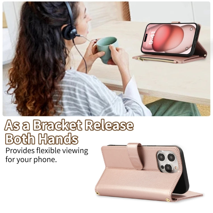 For iPhone 11 Pro Rhombic Zipper Wallet Leather Phone Case