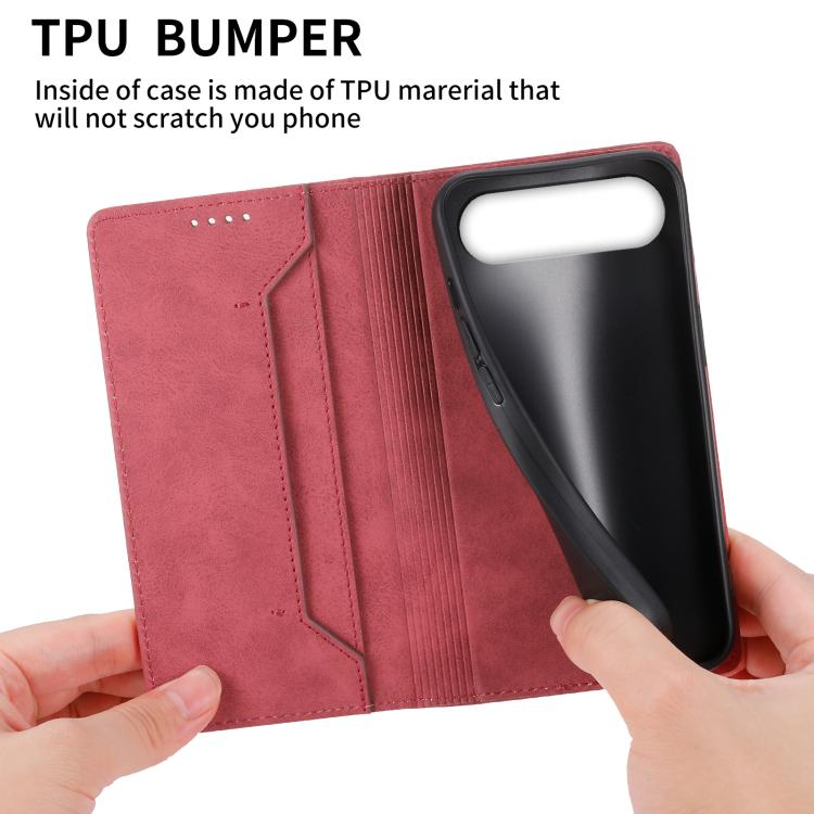 For Realme 16 5G Business Solid Color Magnetic RFID Leather Phone Case