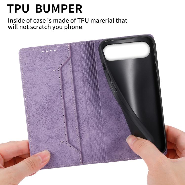 For Realme 16 5G Business Solid Color Magnetic RFID Leather Phone Case