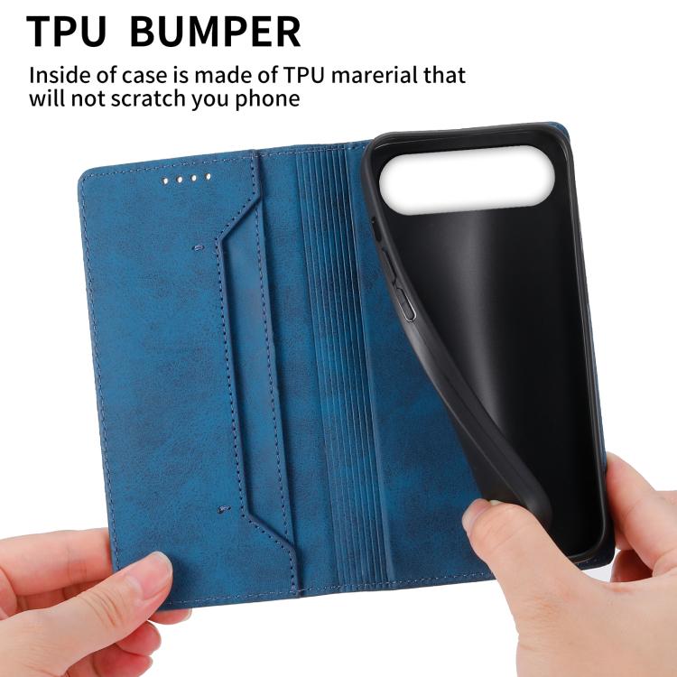 For Realme 16 5G Business Solid Color Magnetic RFID Leather Phone Case