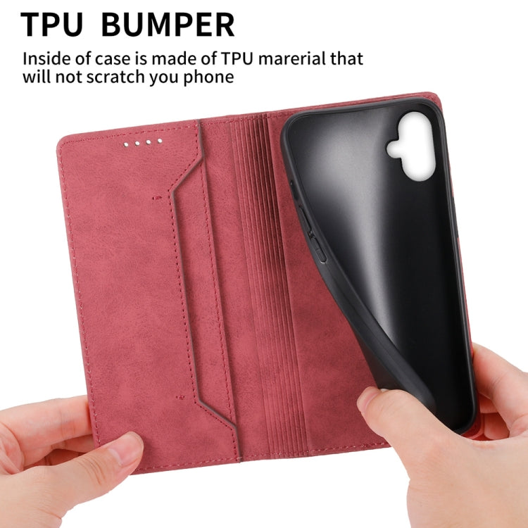 For Samsung Galaxy A06 4G / 5G / A07 4G Business Solid Color Magnetic RFID Leather Phone Case