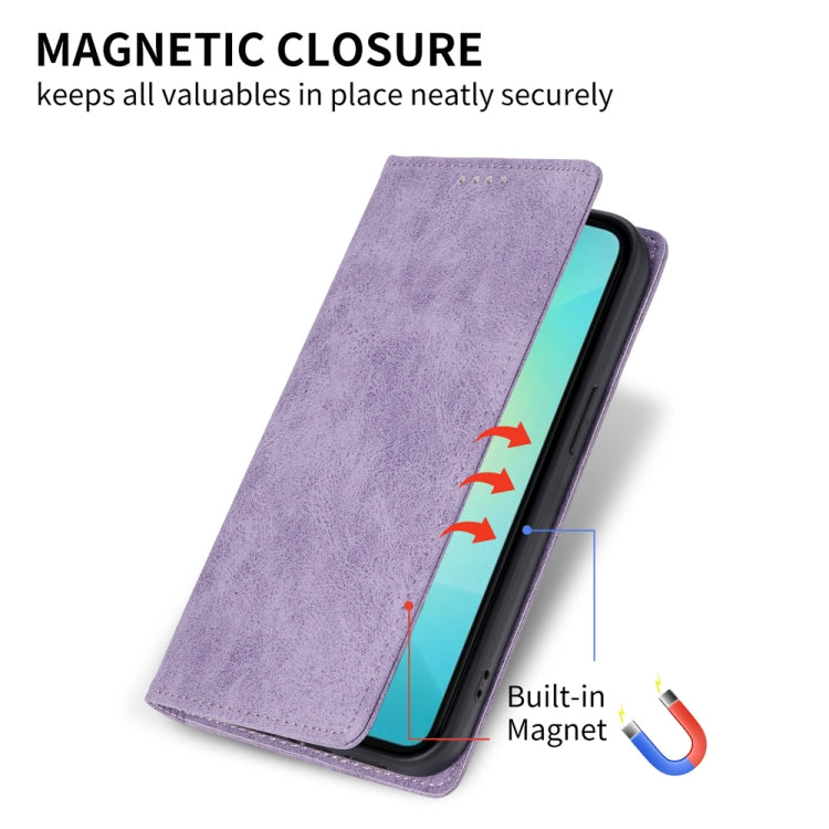 For Samsung Galaxy A06 4G / 5G / A07 4G Business Solid Color Magnetic RFID Leather Phone Case