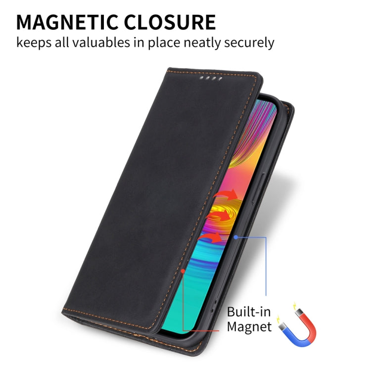 For Samsung Galaxy A26 5G / A16 / A17 4G Business Solid Color Magnetic RFID Leather Phone Case