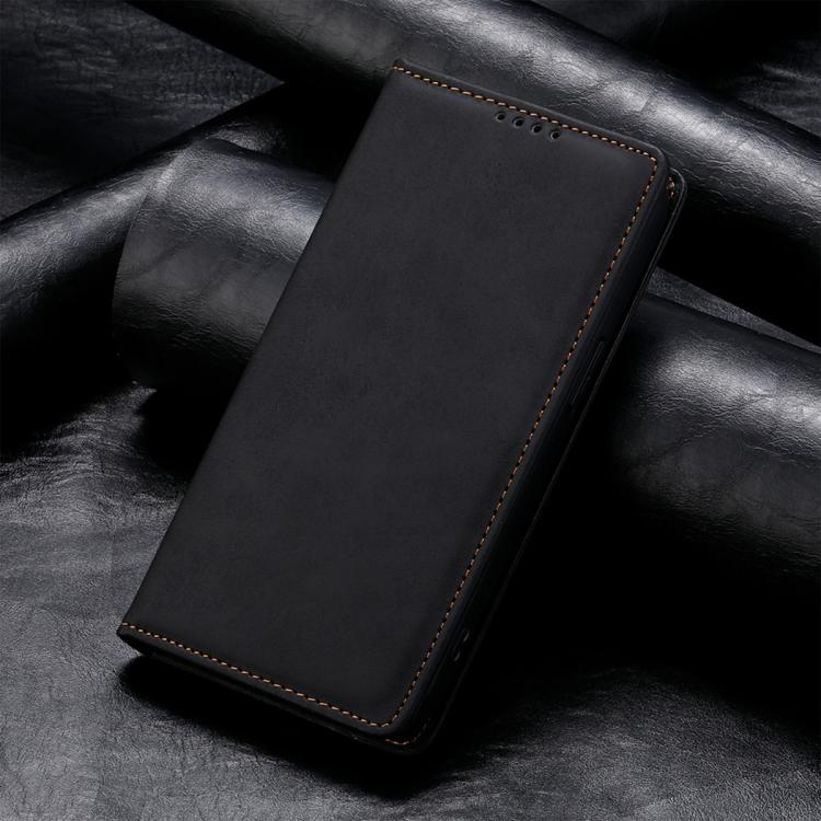 For Samsung Galaxy A57 5G Business Solid Color Magnetic RFID Leather Phone Case