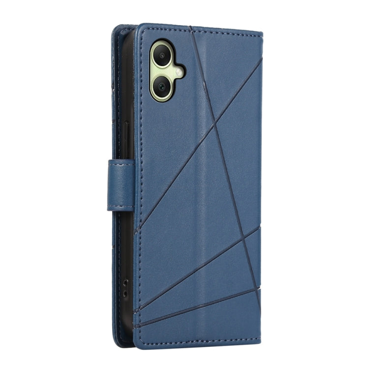 For Samsung Galaxy A06 4G / 5G / A07 4G PU Genuine Leather Texture Embossed Line Phone Case