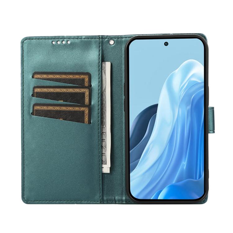 For Samsung Galaxy A37 5G PU Genuine Leather Texture Embossed Line Phone Case