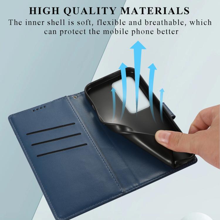 For Redmi 15 5G / 4G EU 171mm PU Genuine Leather Texture Embossed Line Phone Case