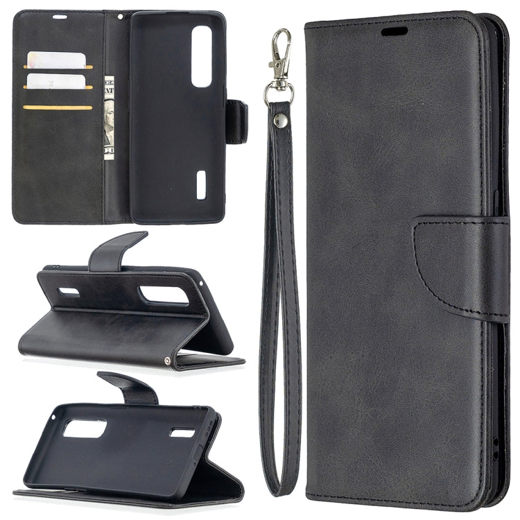 For OPPO Find X2 Pro Retro Lambskin Texture Pure Color Horizontal Flip PU Leather Case, with Holder & Card Slots & Wallet & Lanyard