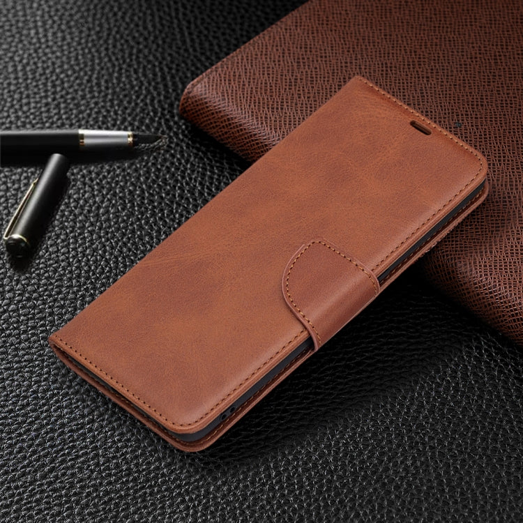 For OPPO Find X2 Pro Retro Lambskin Texture Pure Color Horizontal Flip PU Leather Case, with Holder & Card Slots & Wallet & Lanyard