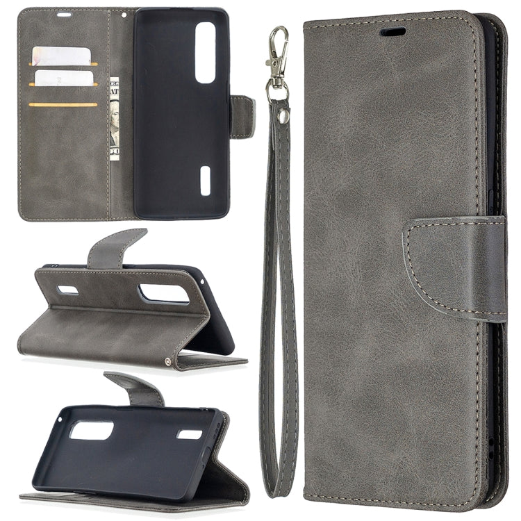 For OPPO Find X2 Pro Retro Lambskin Texture Pure Color Horizontal Flip PU Leather Case, with Holder & Card Slots & Wallet & Lanyard