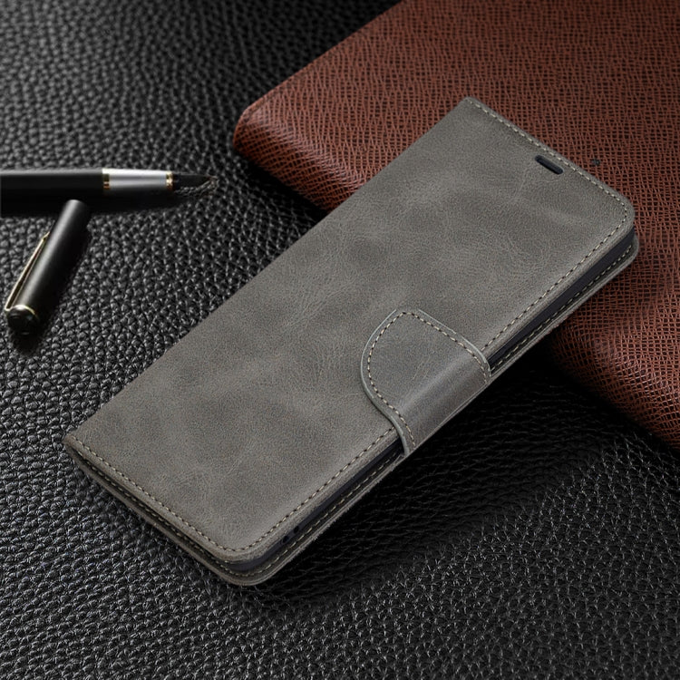 For OPPO Find X2 Pro Retro Lambskin Texture Pure Color Horizontal Flip PU Leather Case, with Holder & Card Slots & Wallet & Lanyard