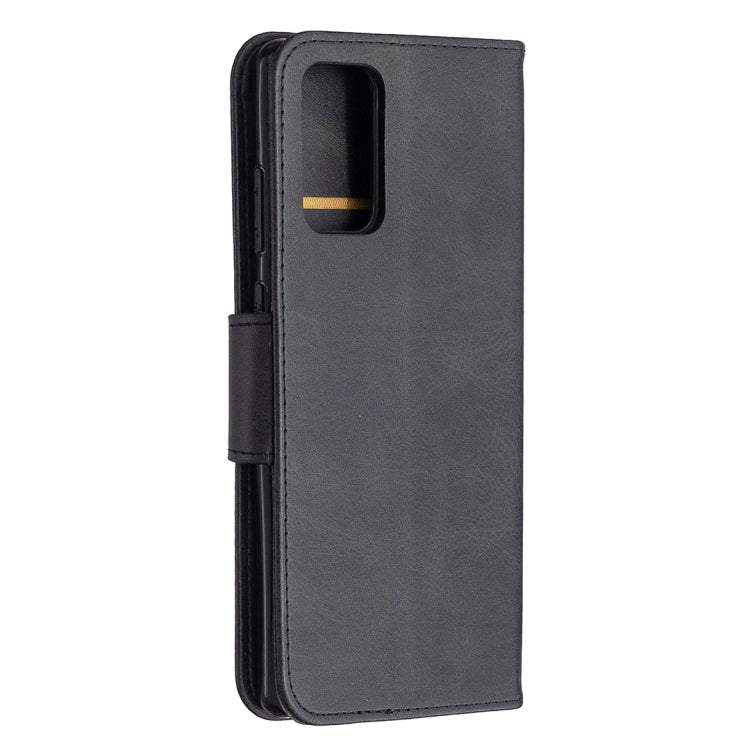 For Samsung Galaxy Note 20 Retro Lambskin Texture Pure Color Horizontal Flip PU Leather Case, with Holder & Card Slots & Wallet & Lanyard