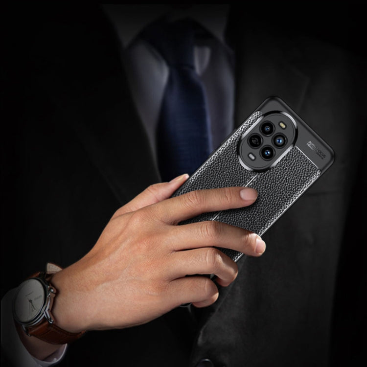 For Huawei nova 13 Pro Litchi Texture TPU Shockproof Phone Case - Black