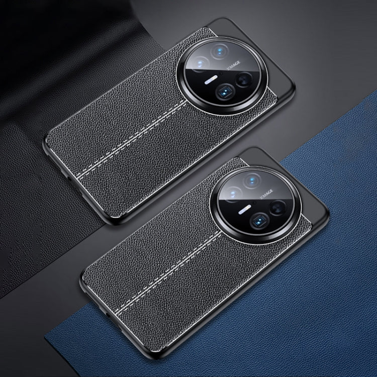 For Huawei Mate 70 Pro / 70 Pro+ Litchi Texture TPU Shockproof Phone Case - Black