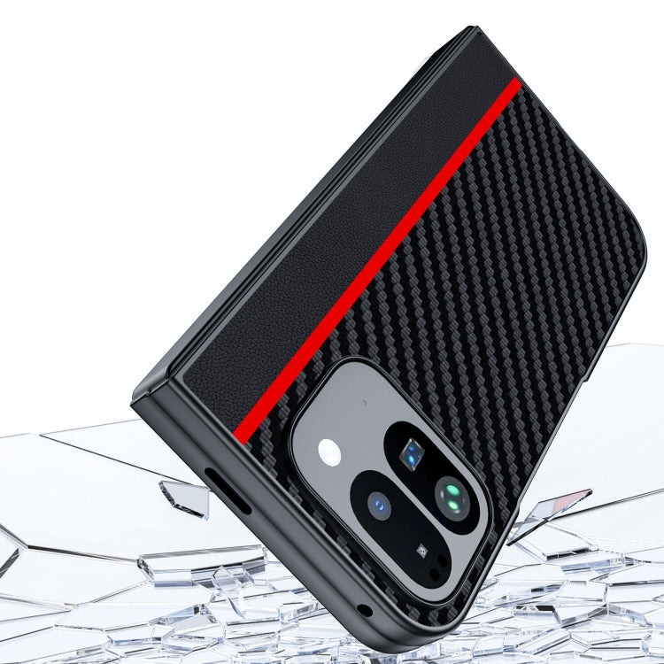 For Google Pixel 9 Pro Fold Ultra-thin Carbon Fiber Texture Printing Phone Case