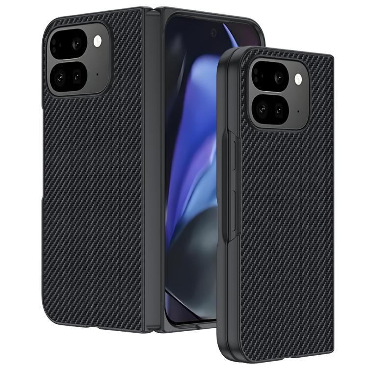 For Google Pixel 10 Pro Fold Ultra-thin Carbon Fiber Texture Printing Phone Case