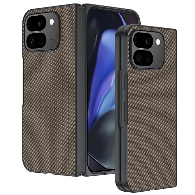 For Google Pixel 10 Pro Fold Ultra-thin Carbon Fiber Texture Printing Phone Case