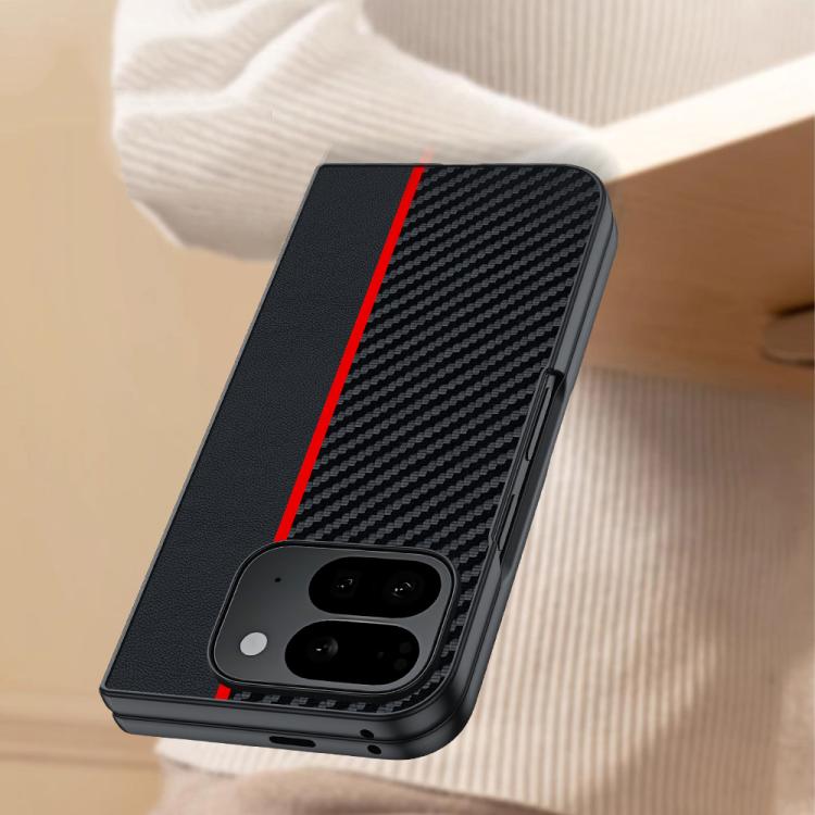 For Google Pixel 10 Pro Fold Ultra-thin Carbon Fiber Texture Printing Phone Case