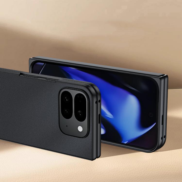 For Google Pixel 10 Pro Fold Ultra-thin Plain Skin Leather Phone Case