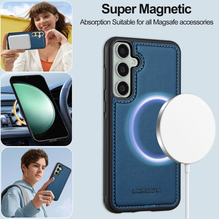For Samsung Galaxy S23 FE 5G LC.IMEEKE L2 Series Detachable Magsafe PU Phone Case with Lanyard