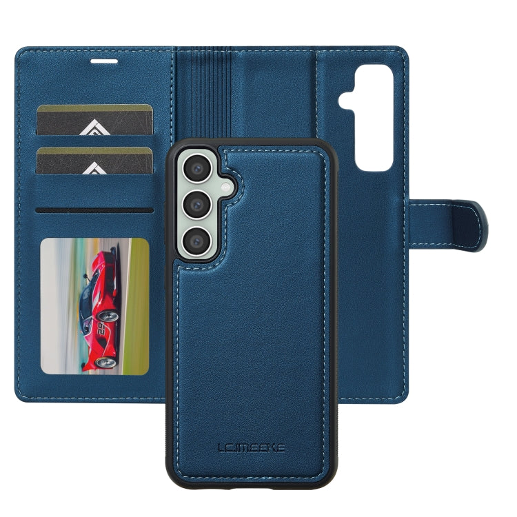 For Samsung Galaxy S24 5G LC.IMEEKE L2 Series Detachable Magsafe PU Phone Case with Lanyard