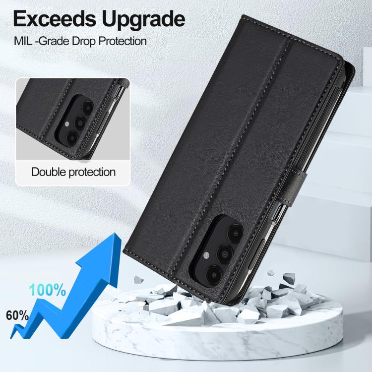 For Samsung Galaxy S25+ 5G LC.IMEEKE L2 Series Detachable Magsafe PU Phone Case with Lanyard