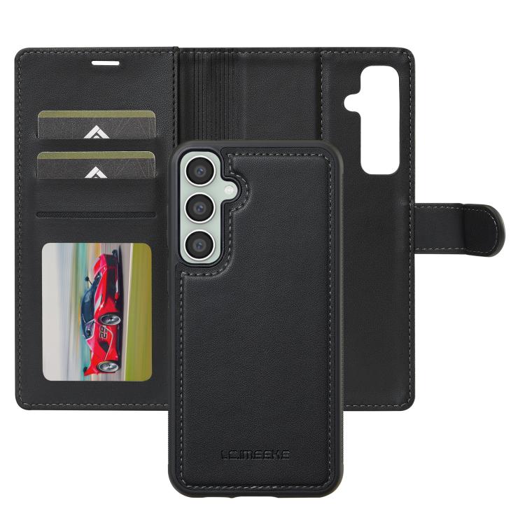 For Samsung Galaxy A54 5G LC.IMEEKE L2 Series Detachable Magsafe PU Phone Case with Lanyard