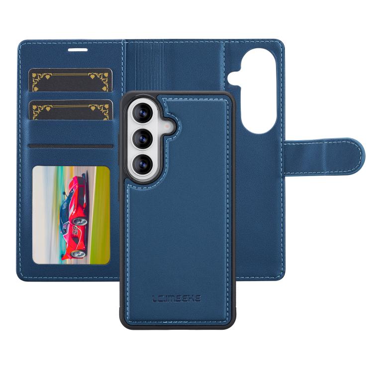 For Samsung Galaxy A57 5G LC.IMEEKE L2 Series Detachable Magsafe PU Phone Case with Lanyard